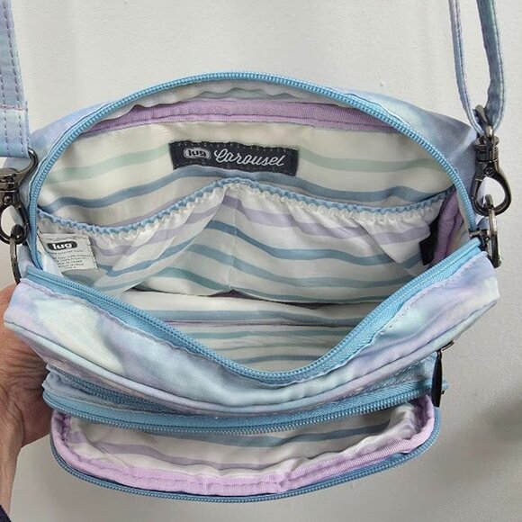 EUC Lug Carousel 3 MYSTIC SEAGLASS Crossbody - Picture 6 of 12